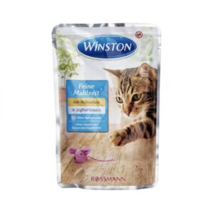 پوچ گربه وینستون با طعم مرغ